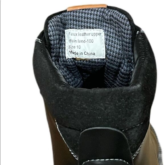 Solo Mens Combat Boots - Picture 5 of 13